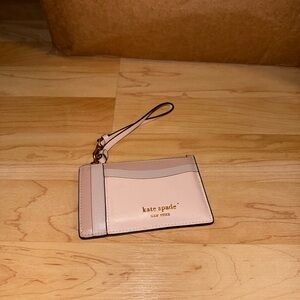 Kate Spade Blush and Cream Wristlet